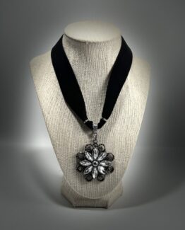 Black Silk Necklace