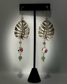 Delicious Monstera Earrings