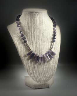 Golden Royal Amethyst Necklace